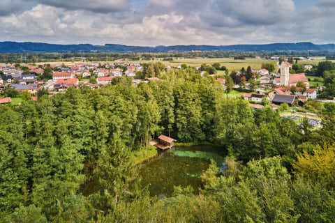 Gemeinde Altötting Landkreis Altötting Alzgern Panorama (Dirschl Johann) Deutschland AÖ